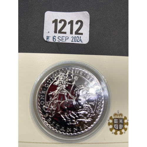 1212 - Silver 2009 1oz Britannia in box