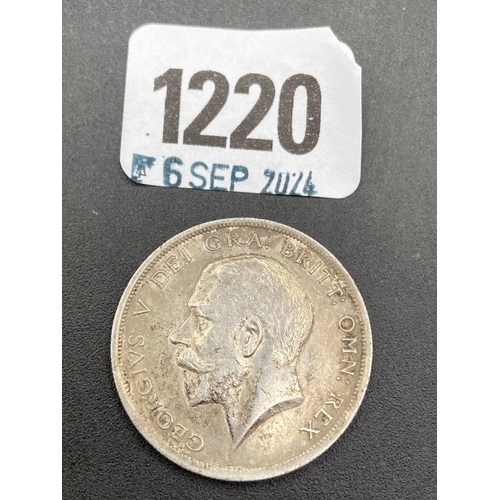 1220 - Half crown 1916, better grade