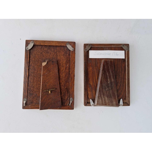 839 - Two photo frames of oblong form, 6