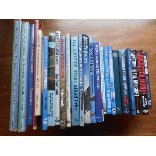 1055 - AVIATION  24 books, mostly military aviation25-30