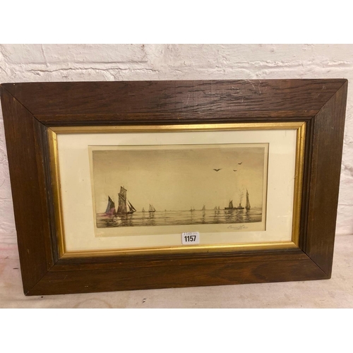 1157 - A signed ETCHING of Shipping