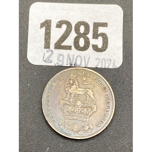 1285 - Shilling 1826 + 1876 (2)