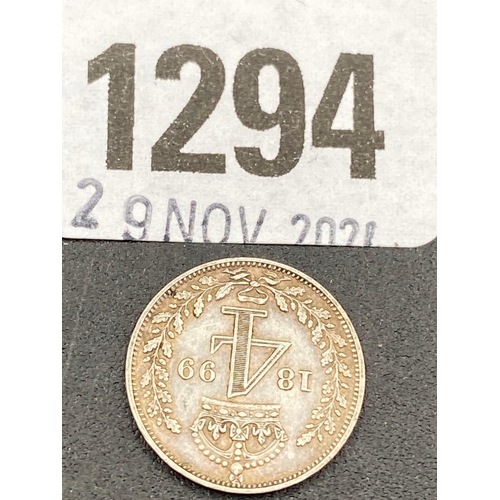 1294 - Silver 4d 1899