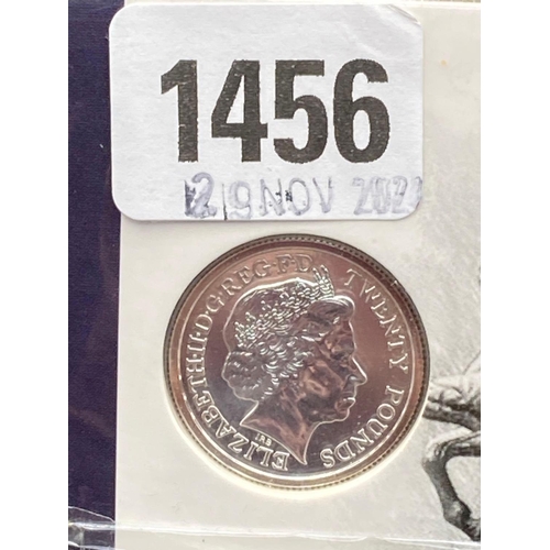 1456 - UK silver coin 2013 �20 BU St. George & Dragon