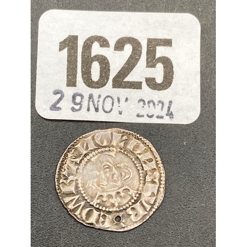 1625 - Medieval silver penny (hole)