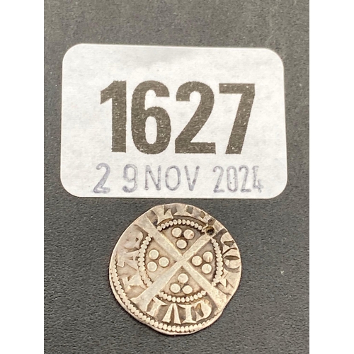 1627 - Medieval silver penny (no hole)