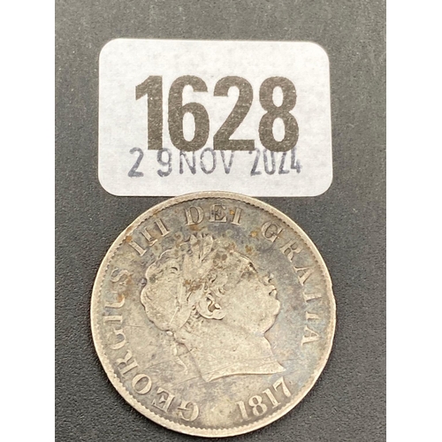 1628 - Half crown 1817 + 1890