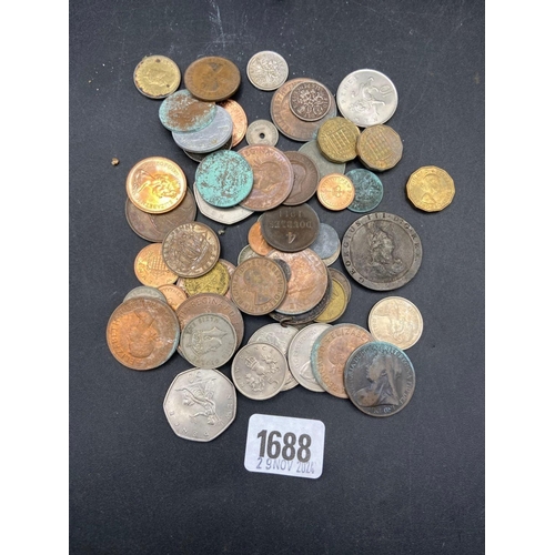 1688 - Tub of coins