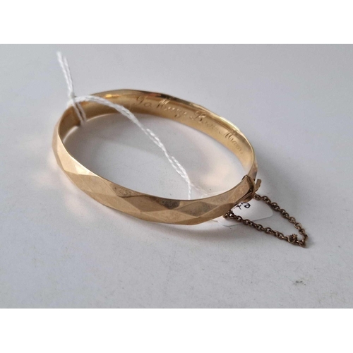 245 - A rolled gold bangle