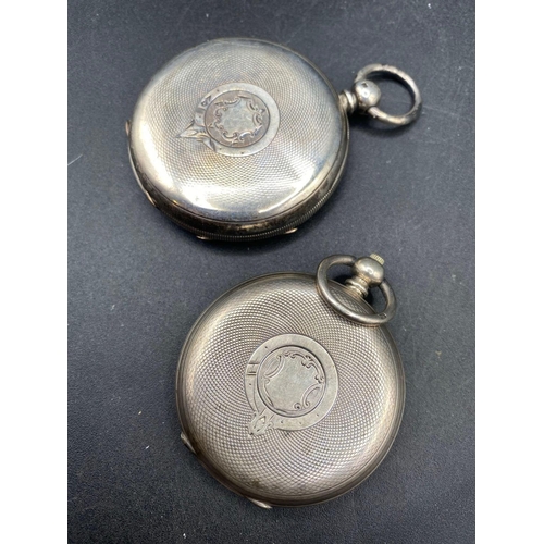 717 - Two gents silver pocket watches