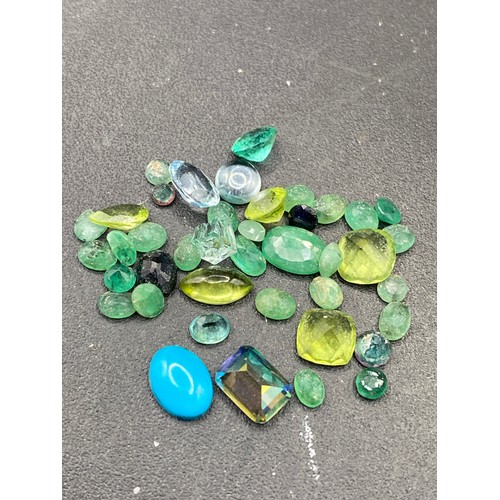 462 - Ex Jewellers Stock - Bag of Assorted Green Gems