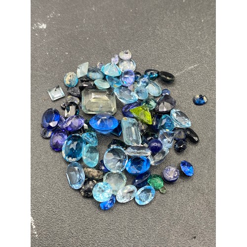 464 - Ex Jewellers Stock - Bag of Assorted Blue Gems