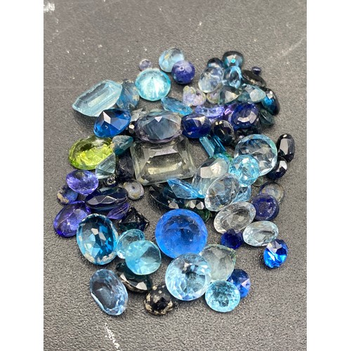 464 - Ex Jewellers Stock - Bag of Assorted Blue Gems