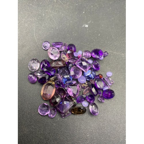 465 - Ex Jewellers Stock - Bag of Assorted Purple Gems