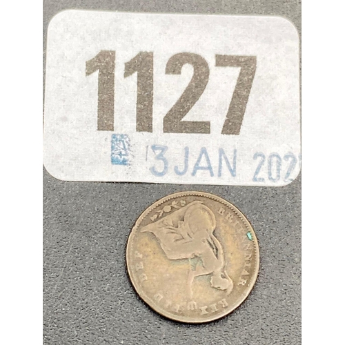 1127 - Farthing 1/3 1827