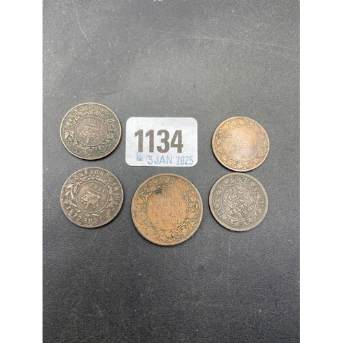 1134 - Colonial coins