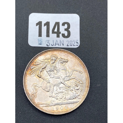 1143 - Crown 1902, near mint state