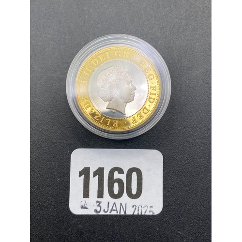 1160 - Proof silver �2 coin 2005