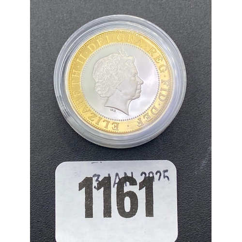 1161 - Proof silver �2 coin 2007