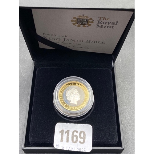 1169 - Proof silver �2 coin 2011