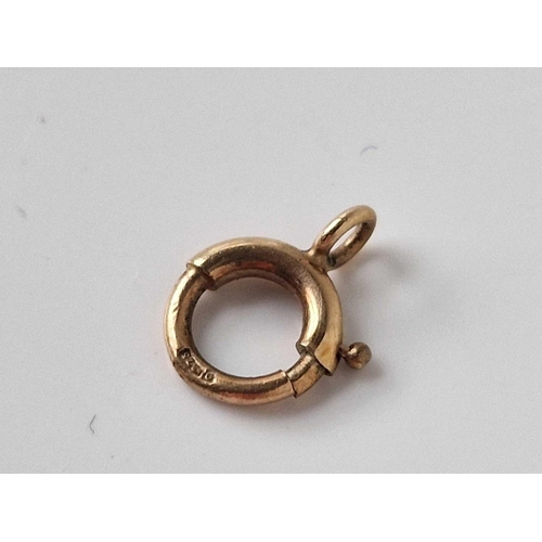 117 - A antique bolt clasp 9ct