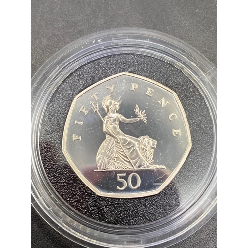 1178 - Silver proof Royal Mint Millennium 50p lovely grade 2000