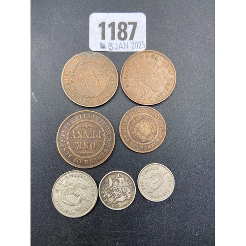 1187 - Australia & New Zealand coins (7)