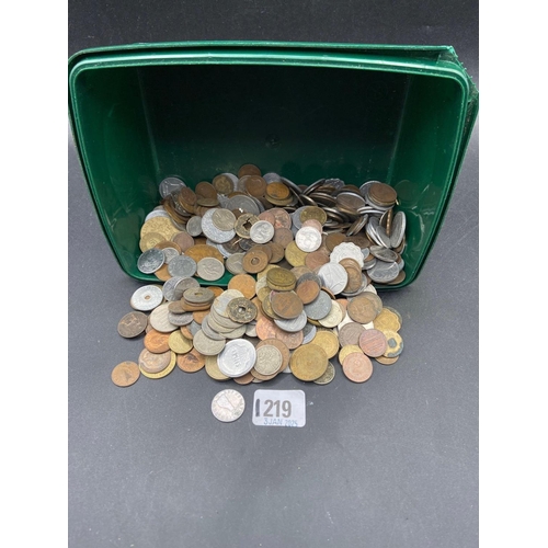 1219 - Green Tub of Coins