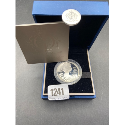 1241 - Diamond Jubilee Silver Proof �5 2012