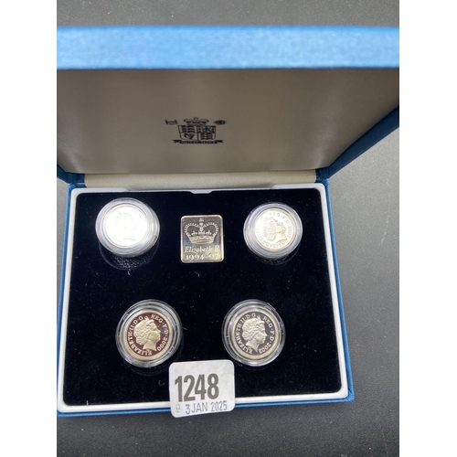 1248 - Silver Proof Pound set