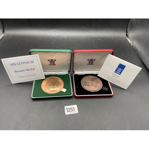 1251 - Royal Mint Bronze Medals