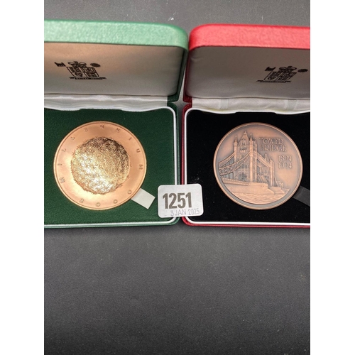 1251 - Royal Mint Bronze Medals