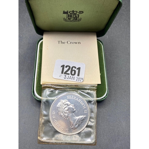 1261 - Proof silver crown 1972