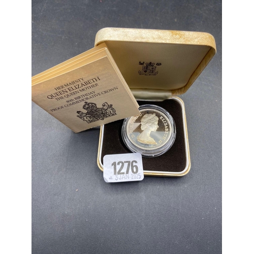 1276 - Proof silver crown UK 1980