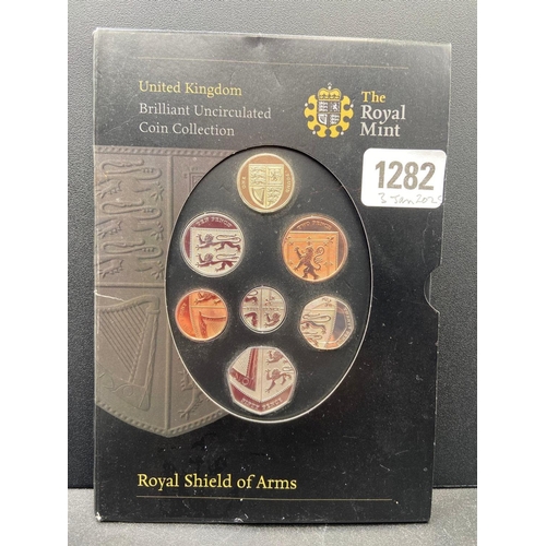 1282 - Royal Munt 7 coin collection Royal Shield of Arms