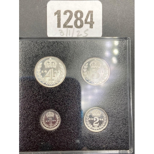 1284 - Silver proof Maundy 4 coin set 2006