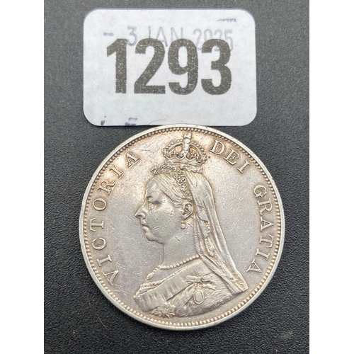 1293 - Double florin 1887