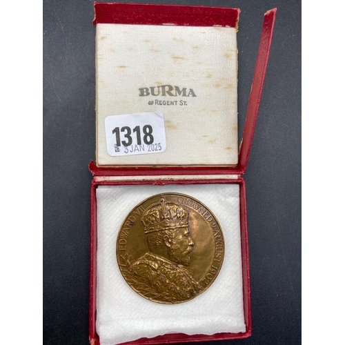 1318 - Edward VII official Medallion large