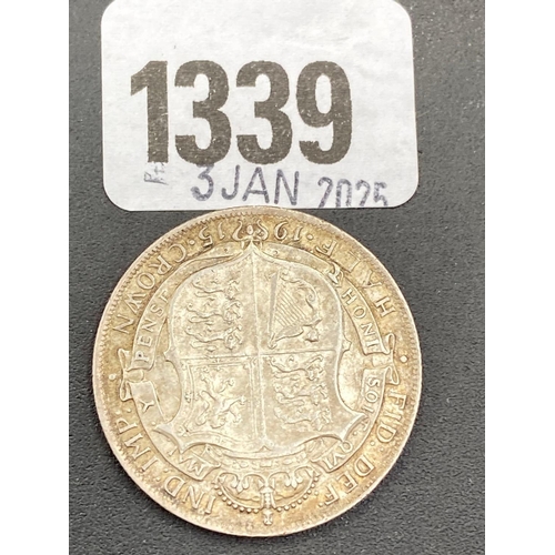 1339 - 1915 Half crown Good Condition