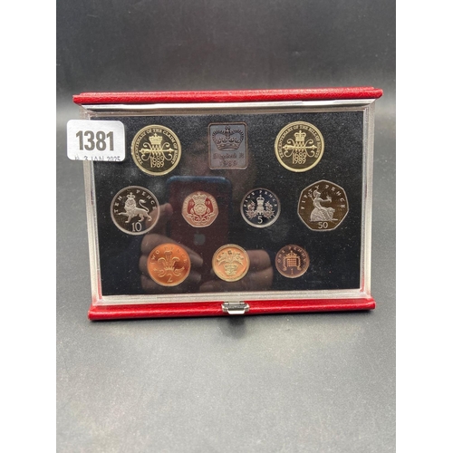 1381 - Proof set 1989