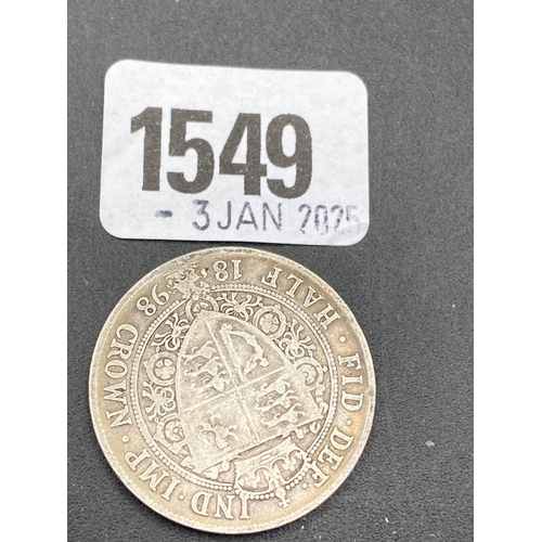 1549 - Victoria half crown 1898