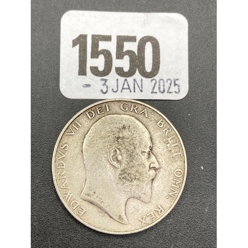 1550 - Edward VII half crown 1907