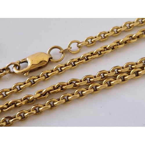 2 - A NECK CHAIN 9CT 24 INCH 10.6 GMS