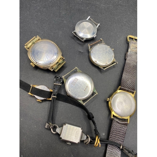 803 - Seven assorted ladies and gents wrist watches