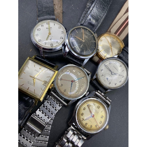 816 - Seven various gents wrist watches