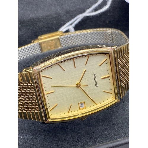 847 - A ACCURIST gents wrist watch boxed