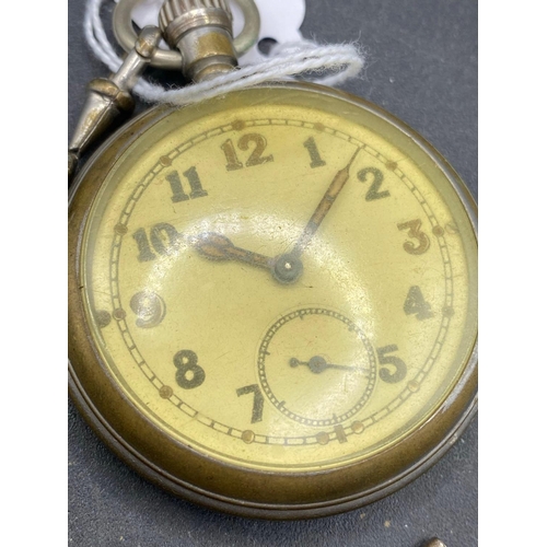 865 - A GSTP military pocket watch