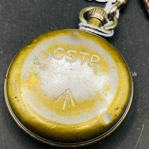 865 - A GSTP military pocket watch