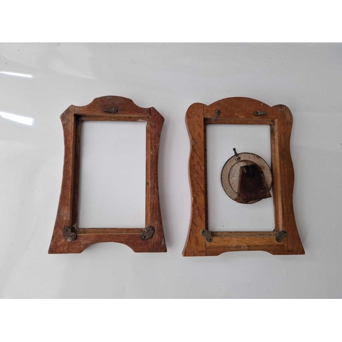 919 - Two arch top photo frames, 7