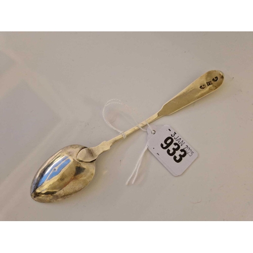 933 - Scottish provincial small desert spoon By J B